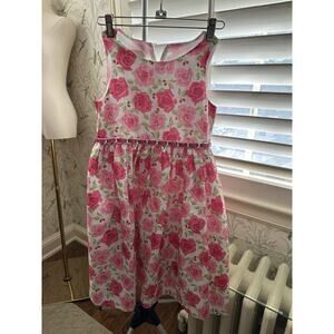 Girls, American Princess Dress, Pink Floral, Size: 8, Excellent Condition